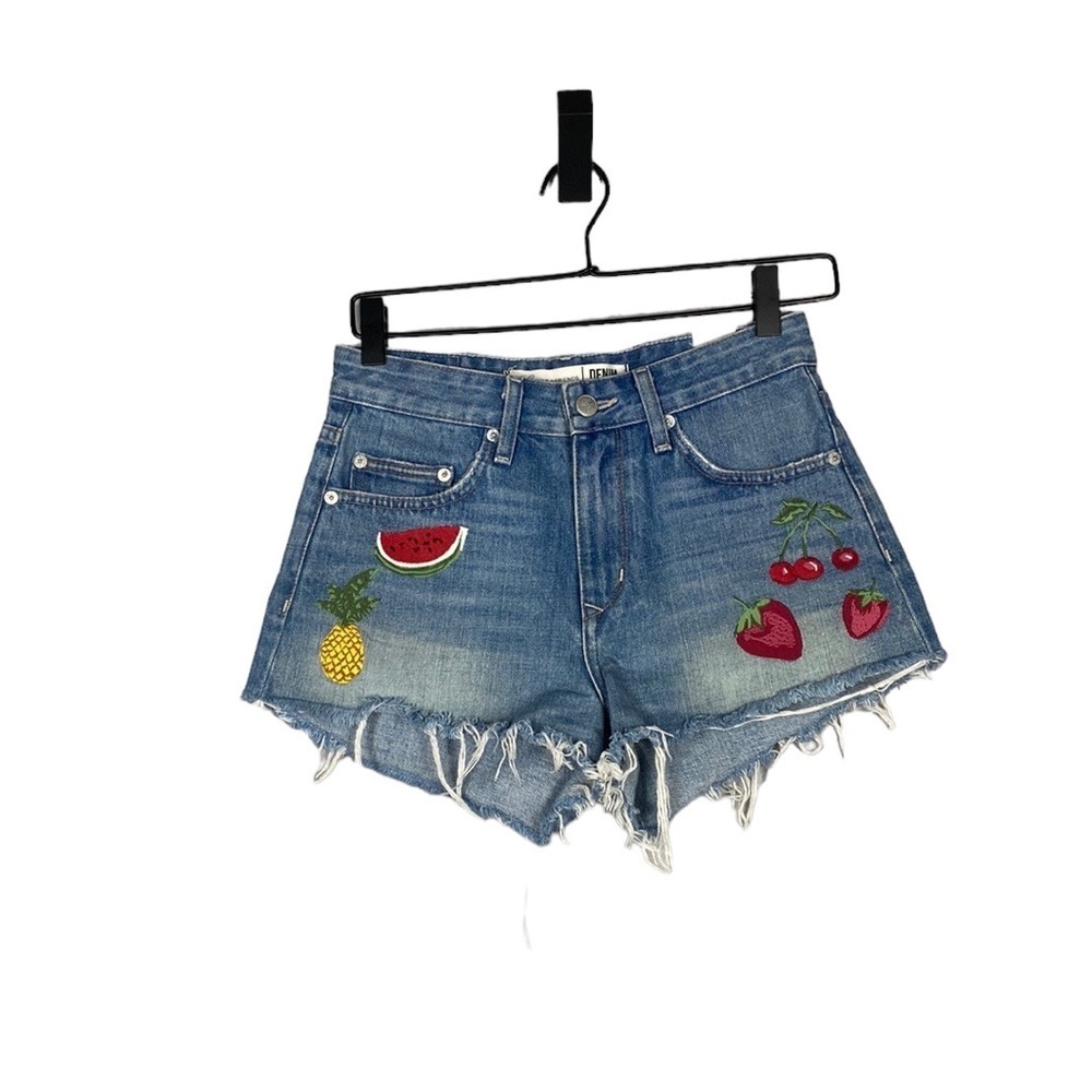 Lovers + Friends fruit denim shorts